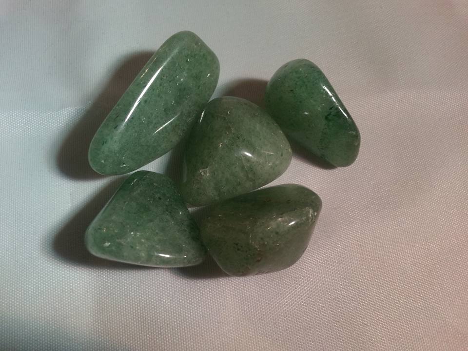 green aventurine tumblestones