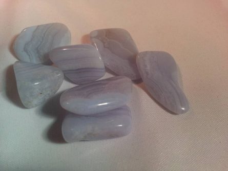 Blue lace agate tumblestones