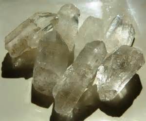 clear quartz points