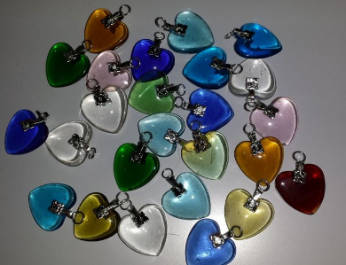 glass hearts