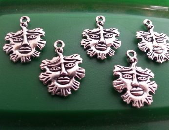 green man purse charm