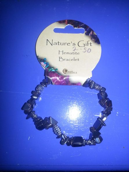 natures gift hematite bracelet