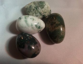 tree agate tumblestone