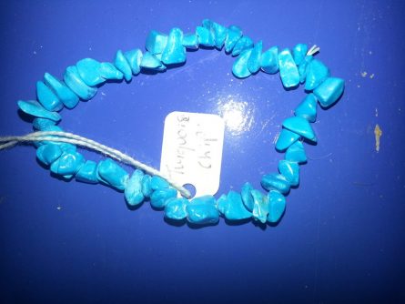 turquoise chip bracelet