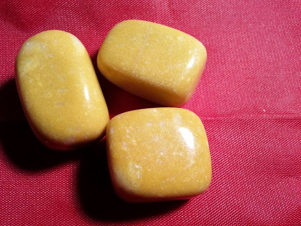 yellow jade tumblestones