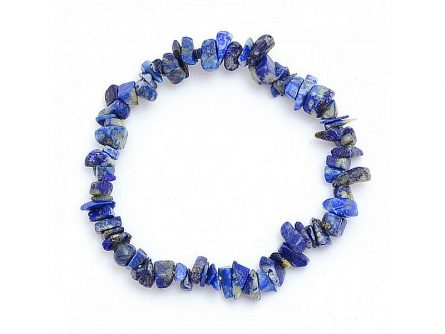 lapis lazuli chip bracelet