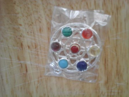 chakra pendant round