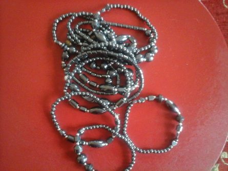 plain hematite bracelets