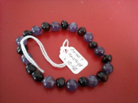 adult bracelet with amethyst 170