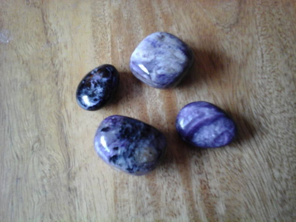 Charoite stones