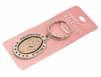 Protected by angels key-ring