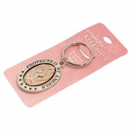 Protected by angels key-ring