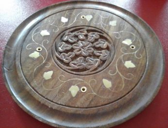 Wooden Incense Plate 1