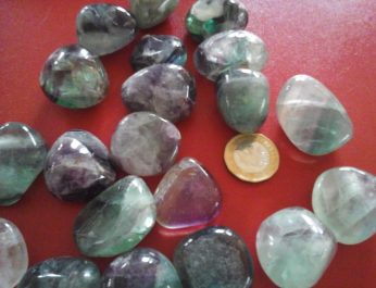 Fluorite - mxd purple and green