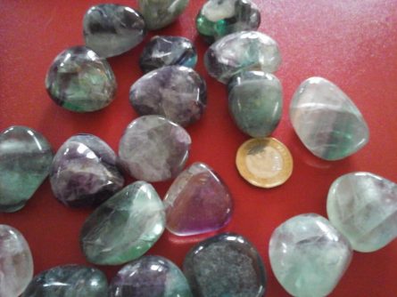 Fluorite - mxd purple and green