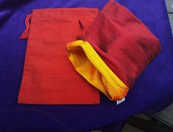 red bag showing lining 2