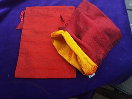 red bag showing lining 2