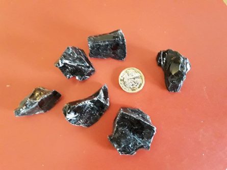 Black Obsidian from Mexico Rough 1