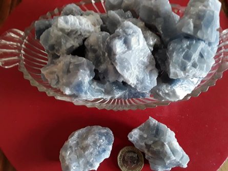 Blue Calcite Rough 1