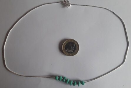 8 turquoise nugget necklace and LSC 1